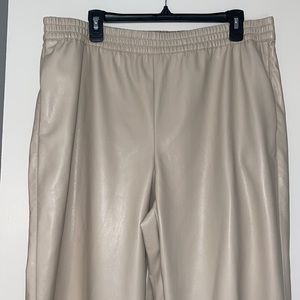 Aritzia Babaton Faux Leather Joggers “Zedel”